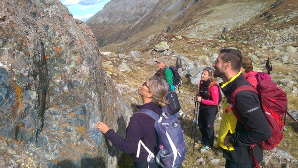 Am Pfitscher Joch auf geologischer Exkursion